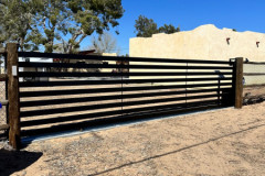 Fusion Metalworks Wrought Iron Gate - Driveway & RV - Fusion Metalworks