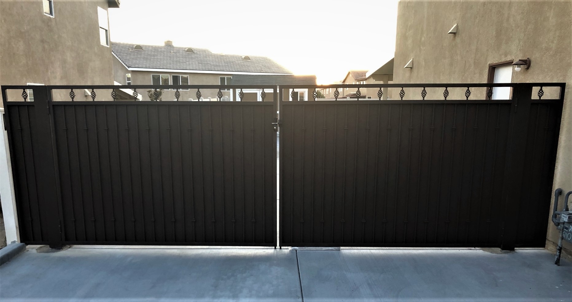 Steel Gate Rvt Fusion Metalworks RV Gate - Fusion Metalworks